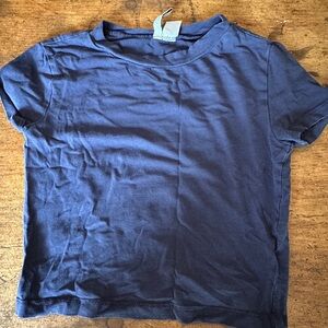 Navy H&M Baby Tee